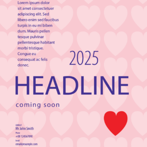Hearts Flyer/Poster/Ad Template