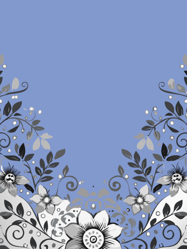 Vintage Flowers Portrait - Image 4