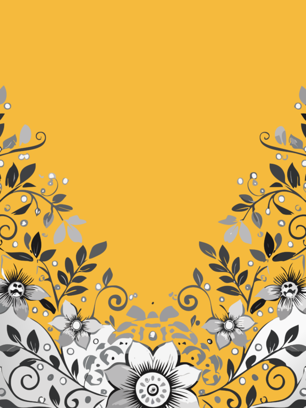 Vintage Flowers Portrait - Image 3