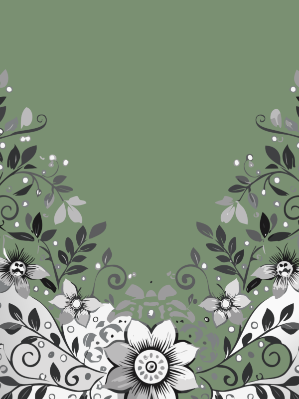 Vintage Flowers Portrait - Image 5